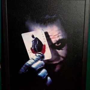 Framed Dark Knight Joker Poster 22.375"x34 (Excellent Condition)